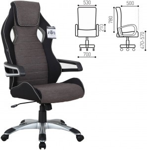 Кресло компьютерное BRABIX "Techno GM-002"