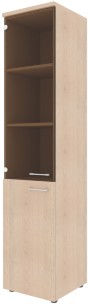 Шкаф колонка комбинированая (L) с топом XHC 42.2(L) Бук Тиара 432х432х1955 XTEN
