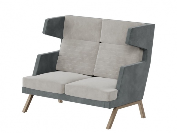 Алдо Диван двухместный высокий ALD-02 1430*960*1180