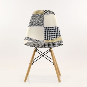 Стул Style DSW Patchwork трехцветный