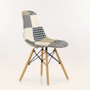 Стул Style DSW Patchwork трехцветный