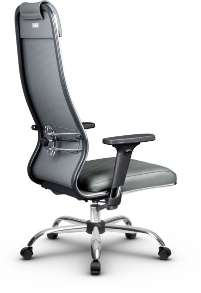 Кресло офисное Metta L  NewLeather (хром ов. сеч.) 