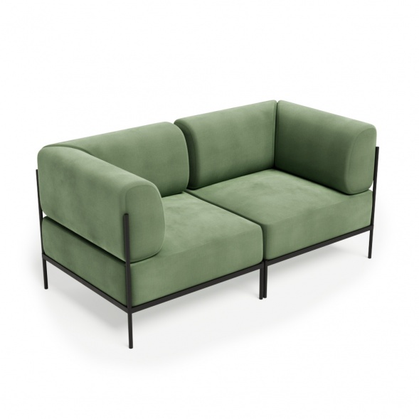 Rio Диван двухместный РСЕ-05 1620*810*770