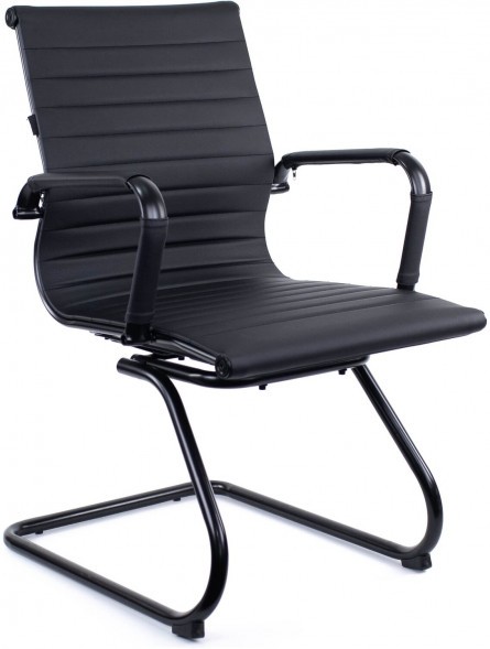 Кресло для посетителей Everprof Leo Black CF